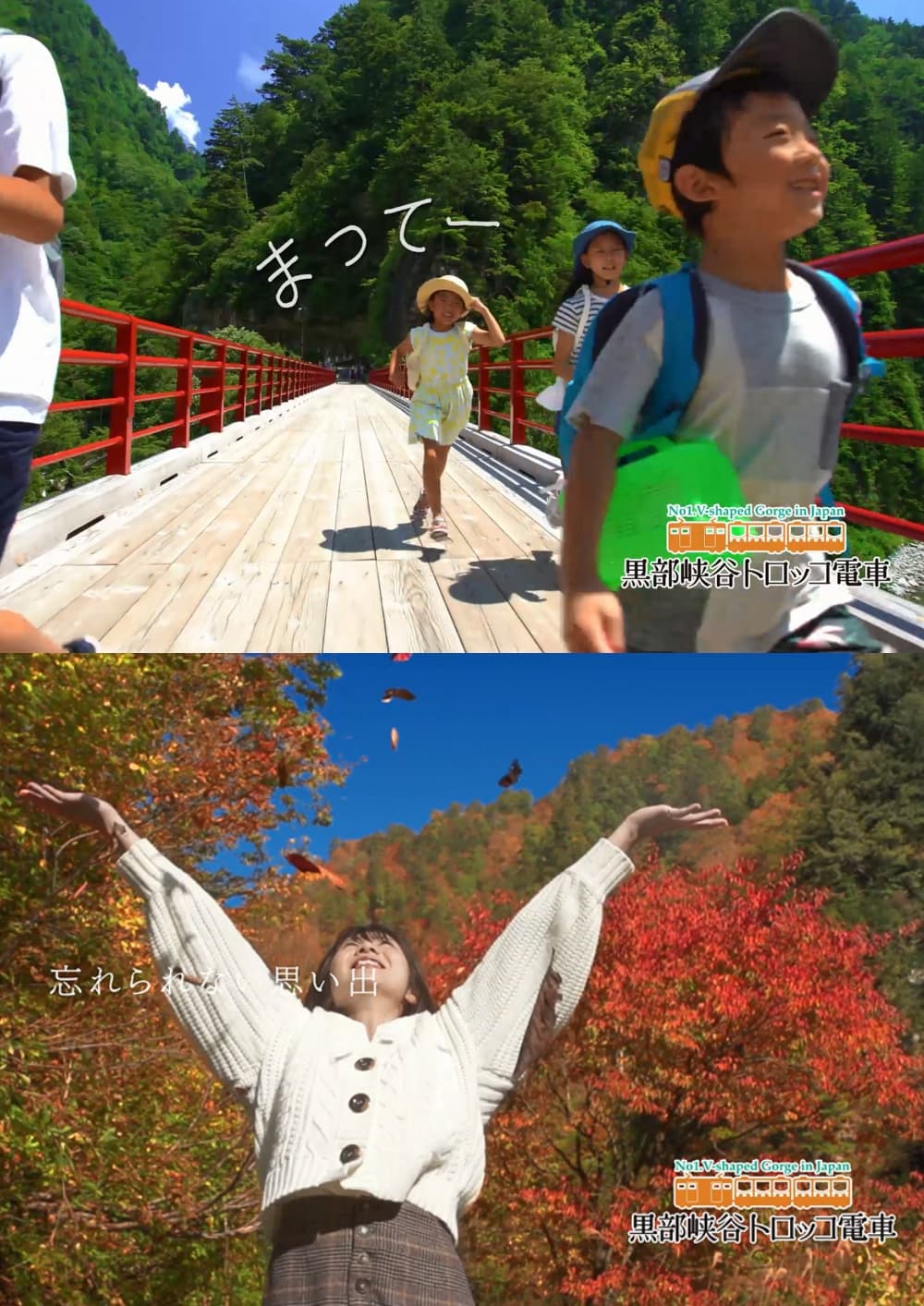 黒部峡谷鉄道年間TVスポットCM施策 イメージ画像