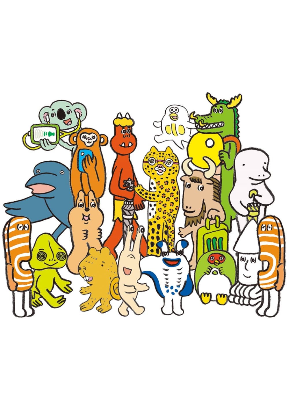 ちょっとちょっと！なマナーいきものペディア／JR西日本さわやかマナーキャンペーン イメージ画像